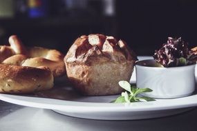 liver cheese as a bavarian snack