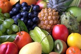 fresh sweet fruits