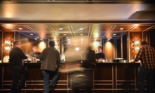 men drinking bar nightlife