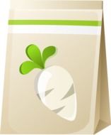 bag for carrots drawing