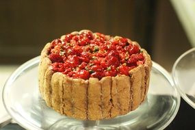 dessert food cake strawberry