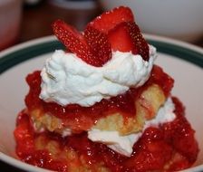 Strawberry sweet shortcake