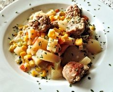 sausage corn soup