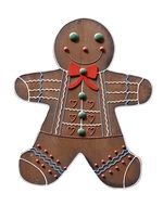 nice gingerbread man drawing