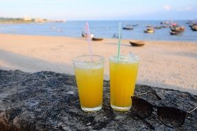 relax, sea, beach, drinks,coctail,juice