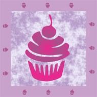 purple dessert baked