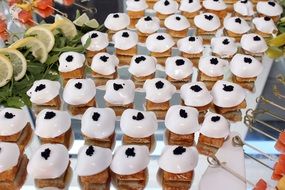 buffet, cold delicious canape