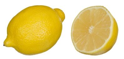 lemon and half a lemon