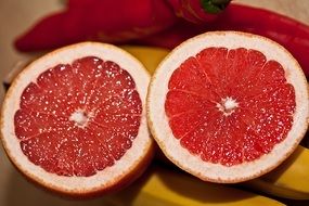 grapefruit cross section