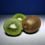 Healthy green tasty kiwis