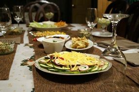 dining room pasta