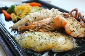 grilled sea feast