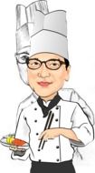 Caricature of the chef as a clipart