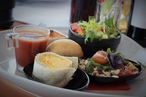 tasty and healthy breakfast