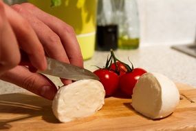 delicious tomato and mozzarella salad