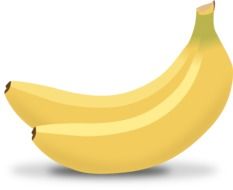 appetizing bananas as a drawing