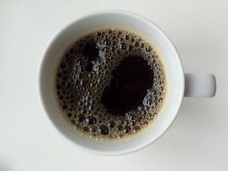 dark coffee cup