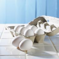 white fresh eggs morning scene