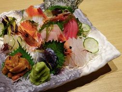 seafood sashimi