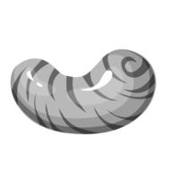 drawing of striped candy treat