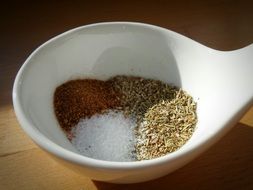 mix of cumin salt and paprika