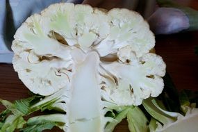 cauliflower in cut