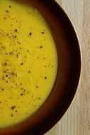 Vegetarian soup bowl