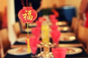 decorated Chinese restaurant