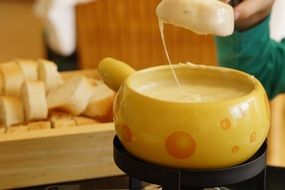 national dish swiss fondue