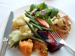 dainty food plate