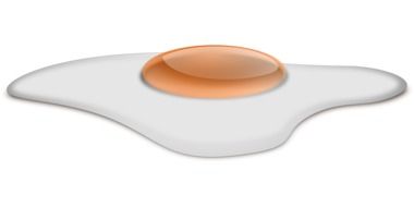 drawing fried eggs