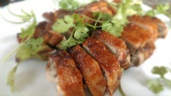 dainty duck roasted