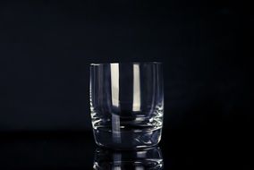 Empty,transparent glass