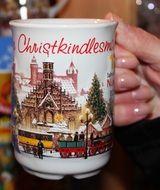 mulled wine in christmas market