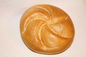 round loaf of bread