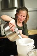 Chef on a kitchen