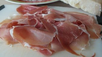 raw smoked ham
