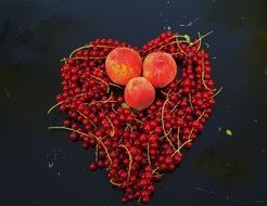 red currant and ripe berry