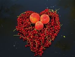 red currant and ripe berry