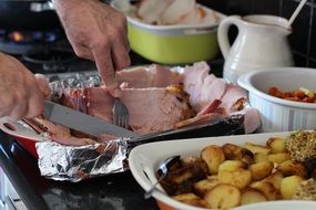 cooking christmas food