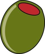 graphic image of green olive