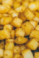 appetizing fried potatoes