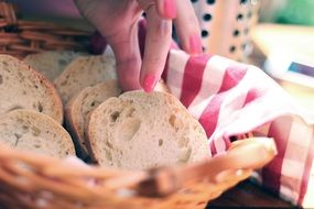 plate of bread