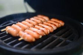 grilled little sausages