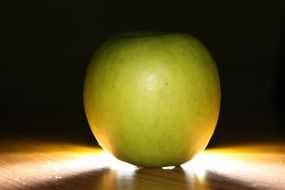 apple under the light