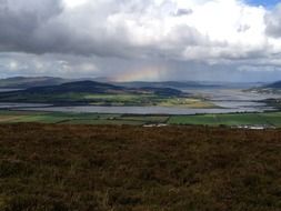 panorama of the picturesque valley in Donegal