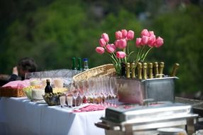 catering service in restaurant