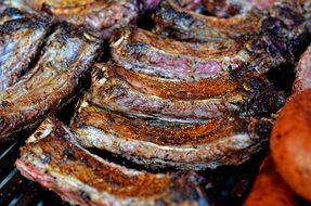 Delicious grilled beef