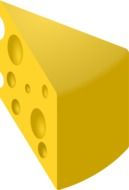 graphic image of a large piece of cheese
