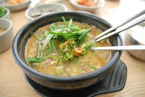 exotic chueotang food meal